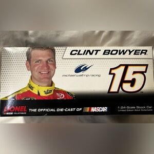 2013 Clint Bowyer Autographed # 15 NASCAR Die-Cast Car
